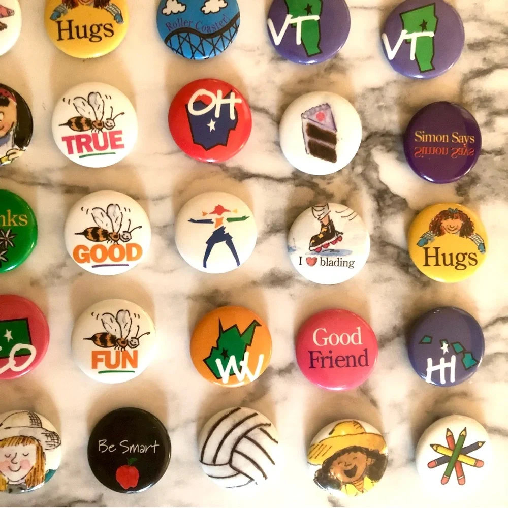 Vintage American Girl Mini Grin Pins